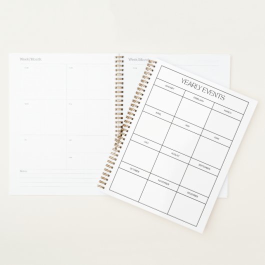 2025 Yearly Planner | Minimalist Wall Calendar Planer (Anzeige)