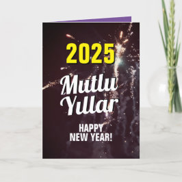 2025 yeni yıl tebrik kartı | Mutlu yıllar Download Feiertagskarte
