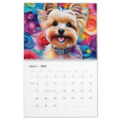 2025 Yorkshire Terrier "Yorkie" Monatlicher Kalend Kalender (Mär 2026)