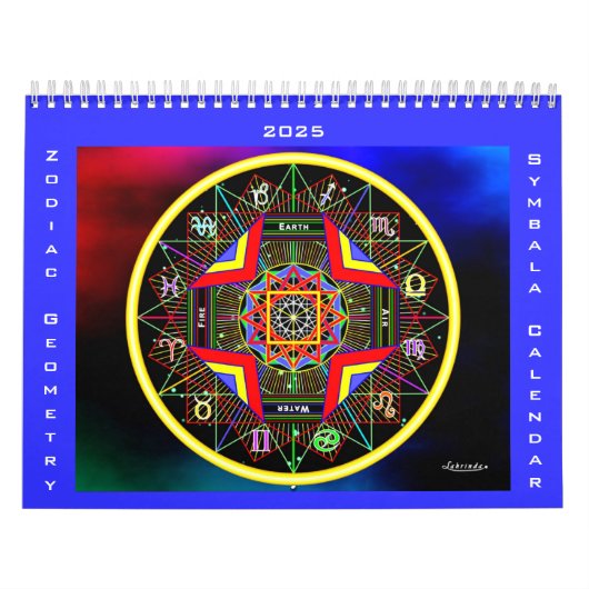 2025 Zodiac Geometry Symbala Kalender (Titelbild)