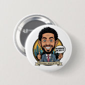 2025 Zohran Mamdani New York City We Did It! Button (Vorne & Hinten)