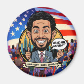 2025 Zohran Mamdani New York City We Did It! Magnet (Vorne)