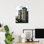20263 Schloss Gatehouse Raglan Poster (Heimbüro)