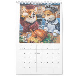 2026 12-Monate-Kalender Haustierporträtmalereien Kalender