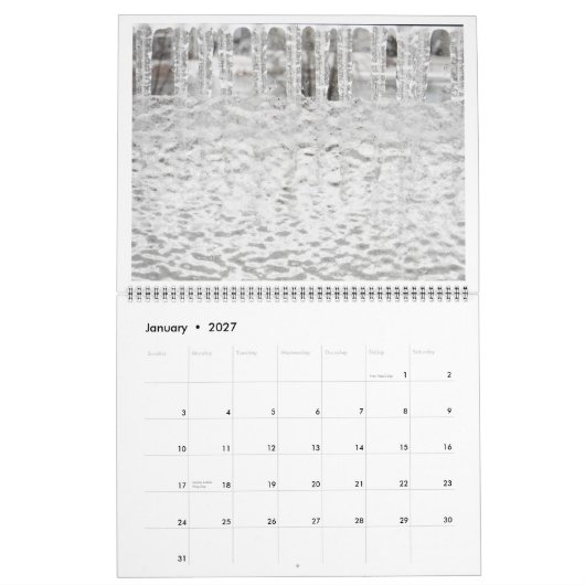 2026" 12-MONATIGER KALENDER (Jan 2027)