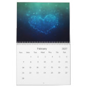 2026 | 12 Schöne romantische Herzen Kalender (Feb 2027)