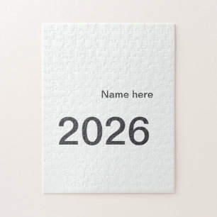 2026 2027 2028 Name Titel hier Jahr fett Buchstabe Puzzle