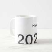 2026 2027 2028 name title here year bold letter  kaffeetasse (Vorderseite Links)