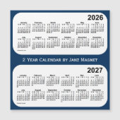 2026-2027 Police Box Blue 2 Year Calendar by Janz Magnetkarte (Vorderseite)