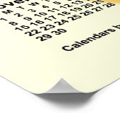 2026-2027 Sonnentage Schuljahr von Janz Poster (Ecke)