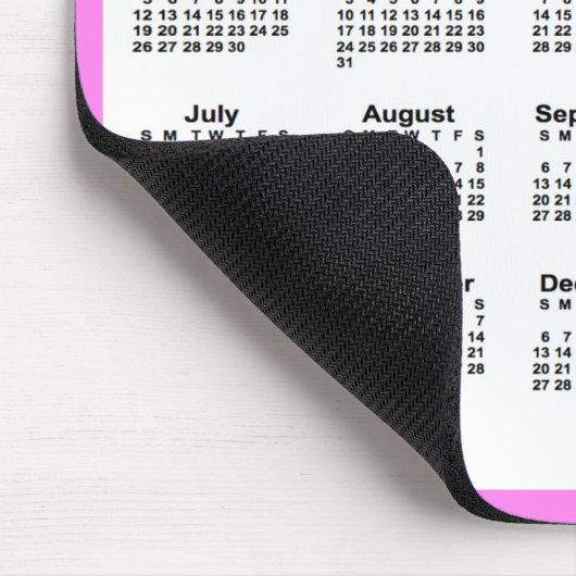 2026-2028 Violet 3 Year Calendar by Janz Mousepad (Ecke)