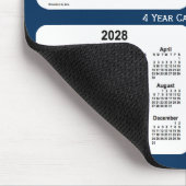 2026-2029 Polizeikasten Blue 4 Year Calendar by Ja Mousepad (Ecke)