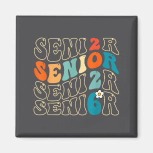 2026 Abitur Groovy 2026 Abschlussklasse Humor Magnet