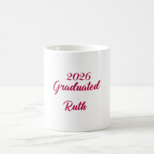 2026 Absolventen-Kaffeetasse Tasse mit Namen anp