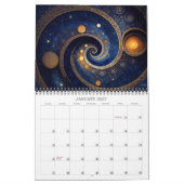 2026 Abstrakt Cosmos Surreal Space Art Kalender (Jan 2027)