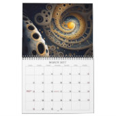 2026 Abstrakt Cosmos Surreal Space Art Kalender (Mär 2027)