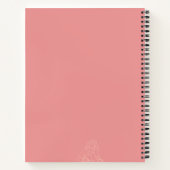 2026 Aesthetic Journal Notebook – Pastel Pink Cute Notizblock (Rückseite)