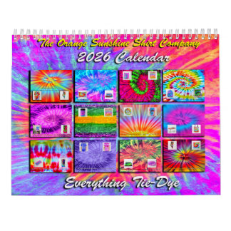 2026 Alles Tie-Dye-Kalender Kalender
