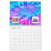 2026 Alles Tie-Dye-Kalender Kalender (Feb 2027)