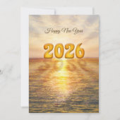 2026 am Horizont Feiertagskarte (Vorderseite)