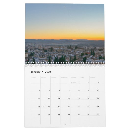 2026 Andalusien - Spanien - Kalender (Jan 2026)