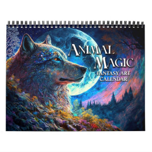 2026 Animal Magic Fantasy Art Kalender