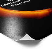 2026 Annular Ring of Fire Solar Eclipse Fotodruck (Ecke)