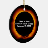 2026 Annular Ring of Fire Solar Eclipse Keramik Ornament (Rechts)