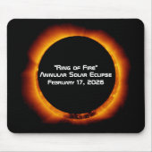 2026 Annular Ring of Fire Solar Eclipse Mousepad (Vorne)