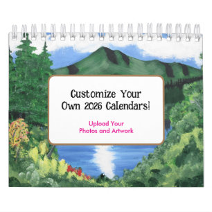 2026 Anpassbarer Kalender - Laden Sie Ihre Fotos h