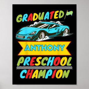 2026 Anthony Personalisierter letzter Tag im Vorsc Poster