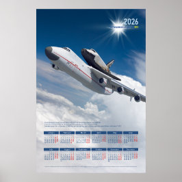 2026 Antonov An-225 Mrija Tribut Poster-Kalender Poster