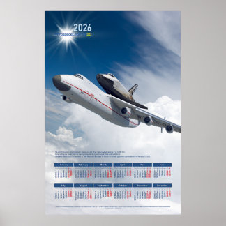 2026 Antonow An-225 Mrija Ingenieurskalender Poster
