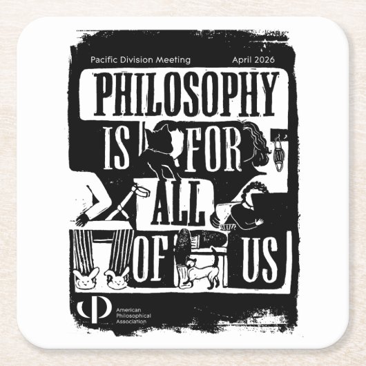 2026 APA Pacific Division coaster Rechteckiger Pappuntersetzer (Vorderseite)