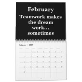 2026 Arbeitsplatz-Humor-Wandkalender Kalender (Feb 2027)