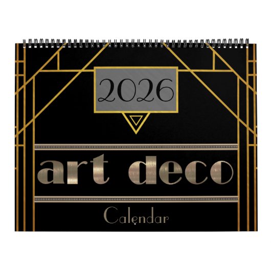 2026 Art Deco Kalender (Titelbild)