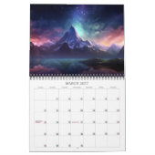 2026 Astroscapes Sci-Fi Weltraumlandschaft Kalender (Mär 2027)
