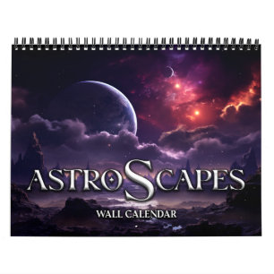 2026 Astroscapes Sci-Fi Weltraumlandschaft Kalender
