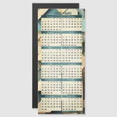 2026 Auf Einen Blick Kalender Magnetkarte (Vorne/Hinten)