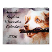 2026 Australian Shepherd Cattle Dogs Aussies Gift Kalender (Titelbild)