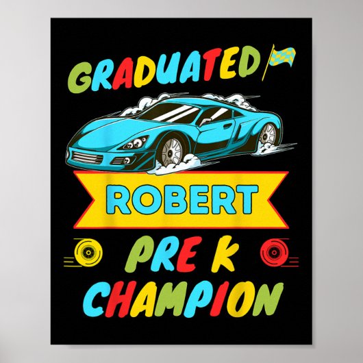 2026 Auto Robert Personalisierter letzter Tag der Poster (Vorne)