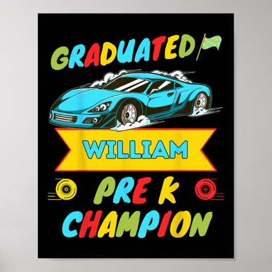 2026 Auto William Personalisierter letzter Tag der Poster (Vorne)