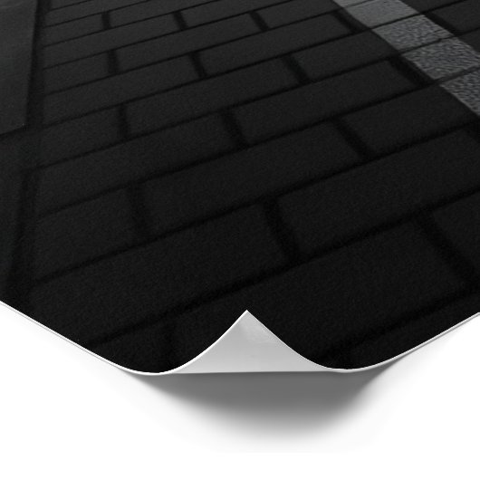 2026 Bahnsteig-Plattform - Solitude Druck Poster (Ecke)