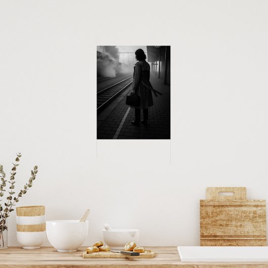 2026 Bahnsteig-Plattform - Solitude Druck Poster (Küche)