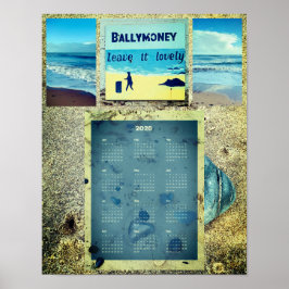 2026 Ballymoney Beach Wall Calendar Poster