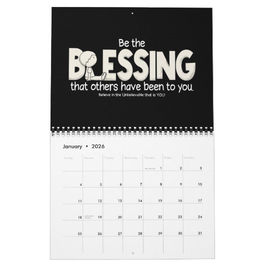 2026 Be the Blessing  Kalender (Jan 2026)