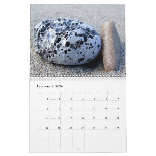 2026 Beach Scenes Calendar Kalender (Feb 2026)