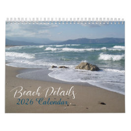 2026 Beach Scenes Calendar Kalender