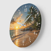 2026 Beach Watch Version Große Wanduhr (Winkel)