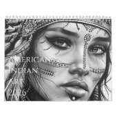 2026 Beautiful American Indian Artwork Kalender (Titelbild)